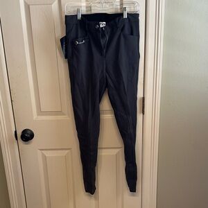 Black Women's equestrian riding tights